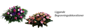 Liggande begravningsdekoration