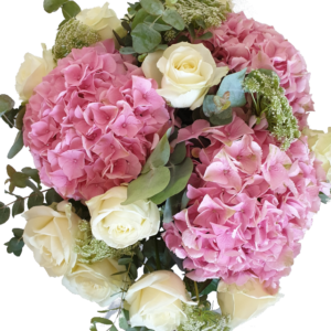 elegant-bukett-med-rosa-hortensia